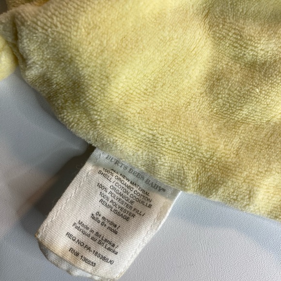 Burts Bees Baby Bee Lovey Security Blanket Toy - Picture 4 of 4